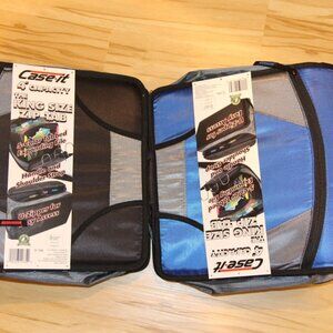 Two (2) Case it Mighty Zip Tab 4" Zipper Binder Large Capacity Organizers